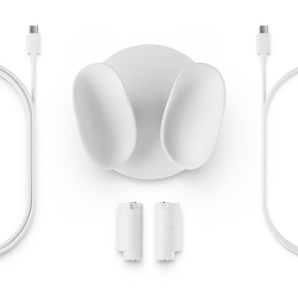 Staţie de încărcare ochelari VR şi controlere Meta Compact Charging Dock Meta Quest 3S / White photo 3