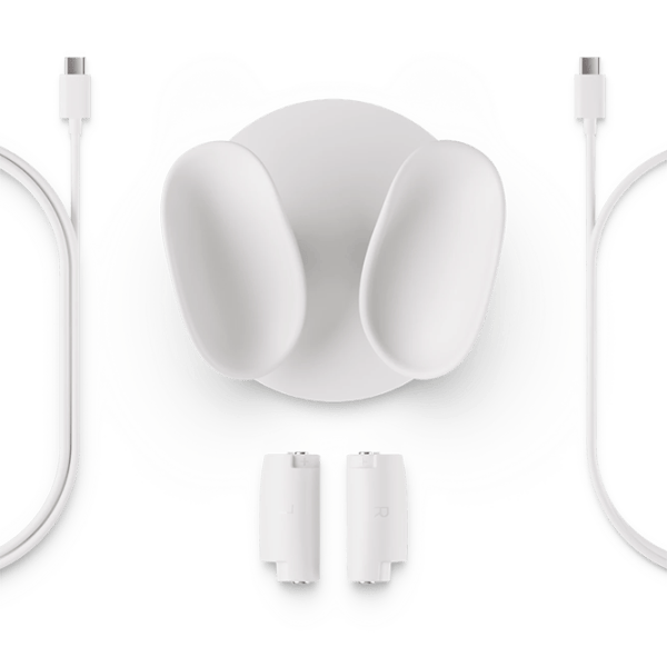 Staţie de încărcare ochelari VR şi controlere Meta Compact Charging Dock Meta Quest 3S / White photo 3
