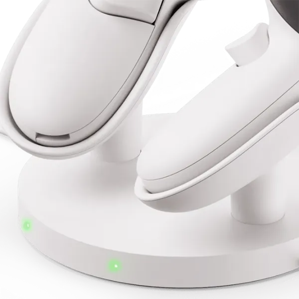Staţie de încărcare ochelari VR şi controlere Meta Compact Charging Dock Meta Quest 3S / White photo 6