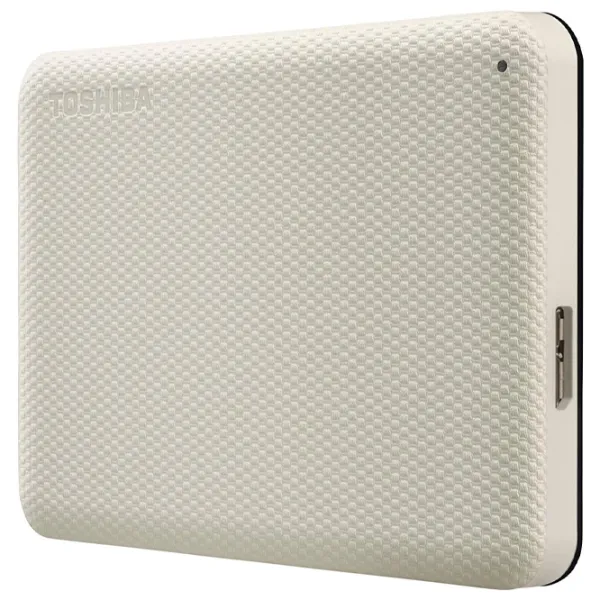 Unitate externă de stocare HDD Toshiba Canvio Advance 1 TB HDTCA10EW3AA / White photo 3