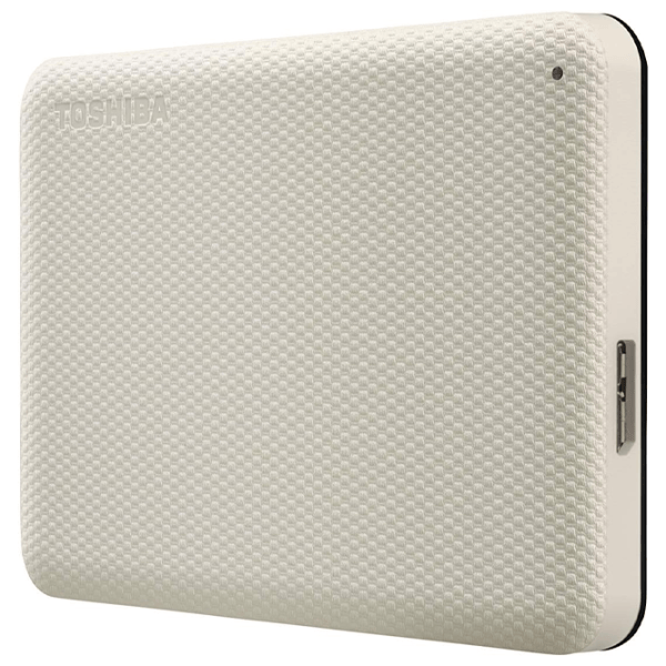Unitate externă de stocare HDD Toshiba Canvio Advance 1 TB HDTCA10EW3AA / White photo 3