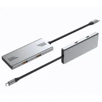 Адаптер Hub Gembird UHB-CM-U310-A2C2-01 USB Type-C / Серебряный photo 3