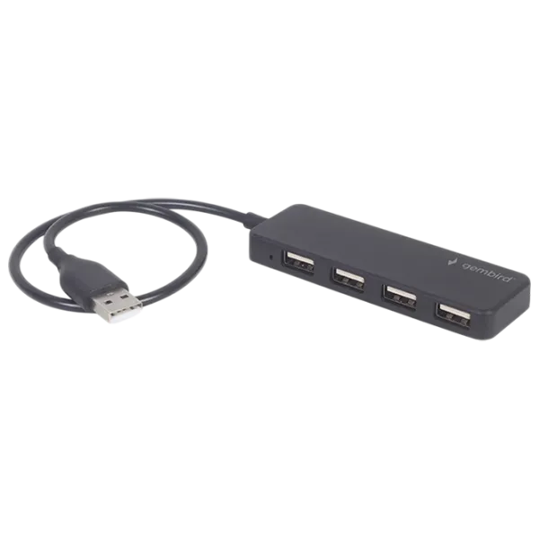 Адаптер Hub Gembird UHB-U2P4-06 USB Type-A / Черный photo 1