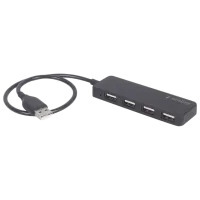 Adaptor Hub Gembird UHB-U2P4-06 USB Type-A / Black