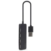 Adaptor Hub Gembird UHB-U2P4-06 USB Type-A / Black photo 2