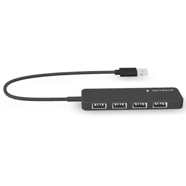 Адаптер Hub Gembird UHB-U2P4-06 USB Type-A / Черный photo 5