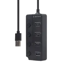 Адаптер Hub Gembird UHB-U2P4P-01 USB Type-A / Черный photo 2