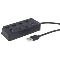 Адаптер Hub Gembird UHB-U2P4P-01 USB Type-A / Черный photo 4