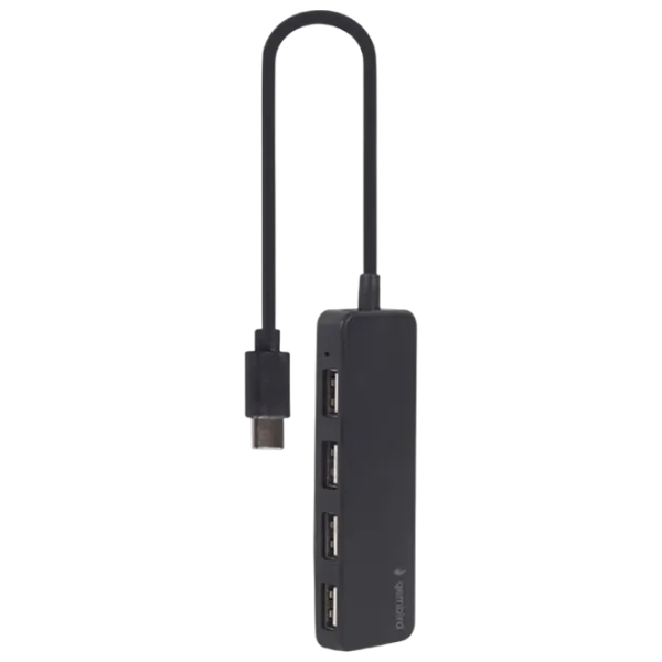 Адаптер Hub Gembird UHB-CM-U2P4-01 USB Type-C / Черный photo 1