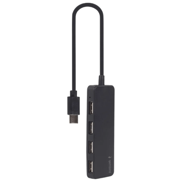 Адаптер Hub Gembird UHB-CM-U2P4-01 USB Type-C / Черный photo 1