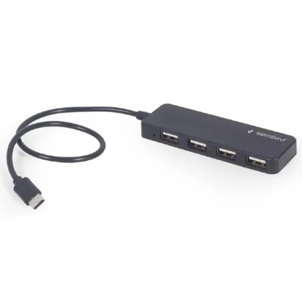 Адаптер Hub Gembird UHB-CM-U2P4-01 USB Type-C / Черный photo 2