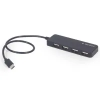 Адаптер Hub Gembird UHB-CM-U2P4-01 USB Type-C / Черный photo 2