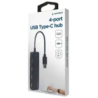 Адаптер Hub Gembird UHB-CM-U2P4-01 USB Type-C / Черный photo 3