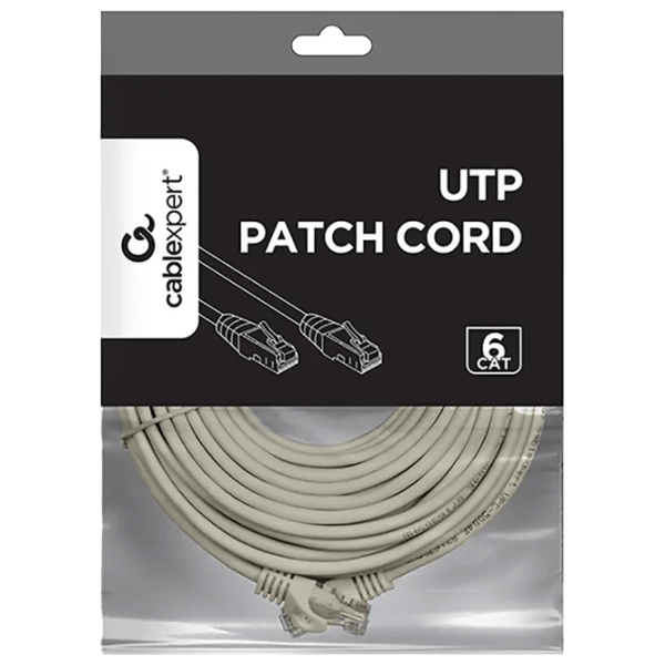 Cablu de date Cablexpert RJ-45 + RJ-45 10 m / Gray photo 3