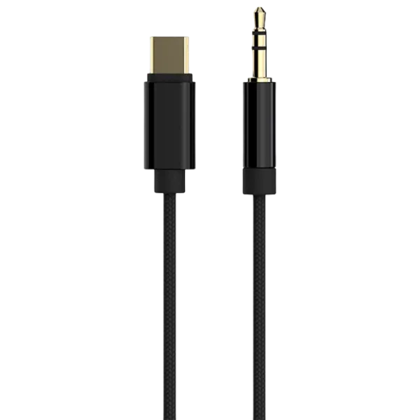 Аудио кабель Cablexpert USB Type-C + 3.5 mm 1.5 м / Черный photo 1