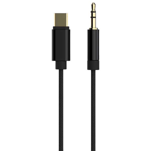 Аудио кабель Cablexpert USB Type-C + 3.5 mm 1.5 м / Черный photo 1