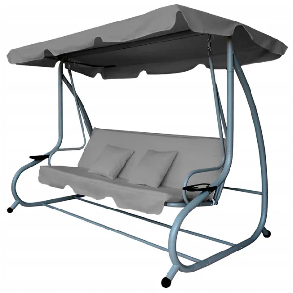 Leagăn de grădină GardenLine KRE9771 00958846 Gray / 260 kg photo 1