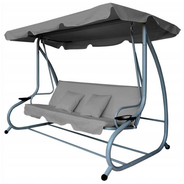 Leagăn de grădină GardenLine KRE9771 00958846 Gray / 260 kg photo 1