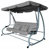 Leagăn de grădină GardenLine KRE9771 00958846 Gray / 260 kg
