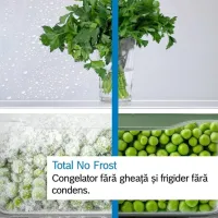 Frigider Bosch KGV58VLEAS cu congelator jos 503 l / 191 cm / Inox photo 8