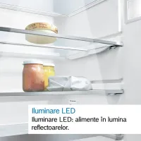 Frigider Bosch KGV58VLEAS cu congelator jos 503 l / 191 cm / Inox photo 11
