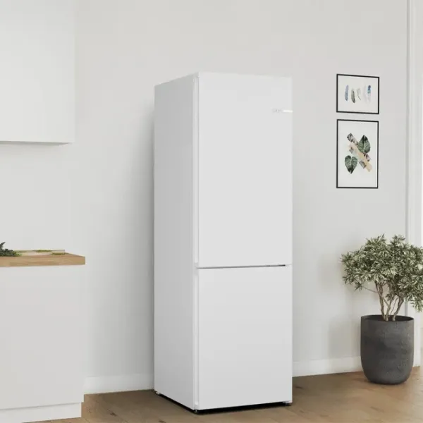 Frigider Bosch KGN362WDF cu congelator jos 321 l / 186 cm / White photo 5