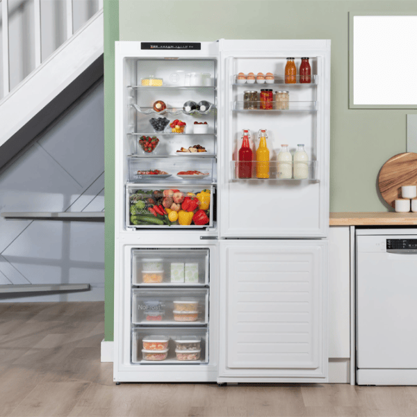 Frigider Bosch KGN362WDF cu congelator jos 321 l / 186 cm / White photo 9