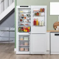 Frigider Bosch KGN362WDF cu congelator jos 321 l / 186 cm / White photo 9