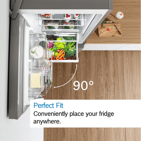 Frigider Bosch KGN362WDF cu congelator jos 321 l / 186 cm / White photo 14