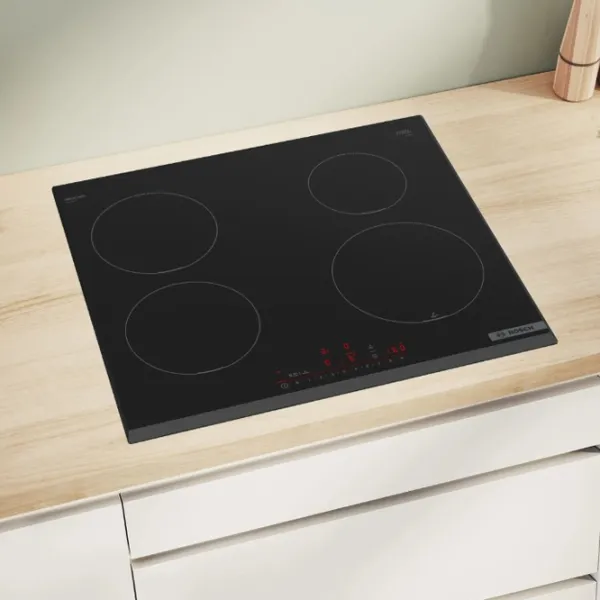 Plită încorporabilă cu inducție Bosch PIF651HC1E Sticlă ceramică / Black photo 2