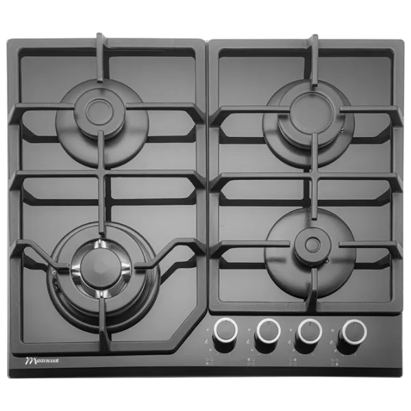 Plită încorporabilă pe gaz Mastercook MC-E 4215 G Sticlă călită / Gray photo 1