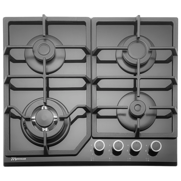 Plită încorporabilă pe gaz Mastercook MC-E 4215 G Sticlă călită / Gray photo 1