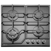 Plită încorporabilă pe gaz Mastercook MC-E 4215 G Sticlă călită / Gray