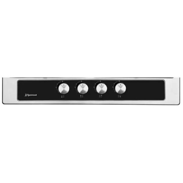 Plită încorporabilă pe gaz Mastercook VEGA MC-E 4265 Sticlă călită / Silver photo 3