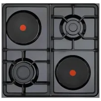 Plită încorporabilă combinată Mastercook SIRIUS MC-E 4622 Black photo 2