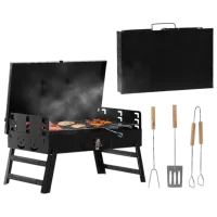 Мангал GardenLine BBQ4841 Брикеты, уголь / Портативный photo 3