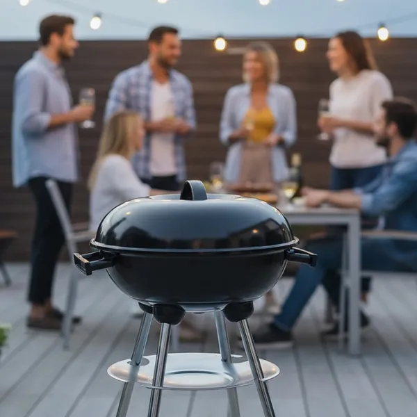 Grătar GardenLine BBQ5238  Brichete, cărbuni / Mobil photo 4