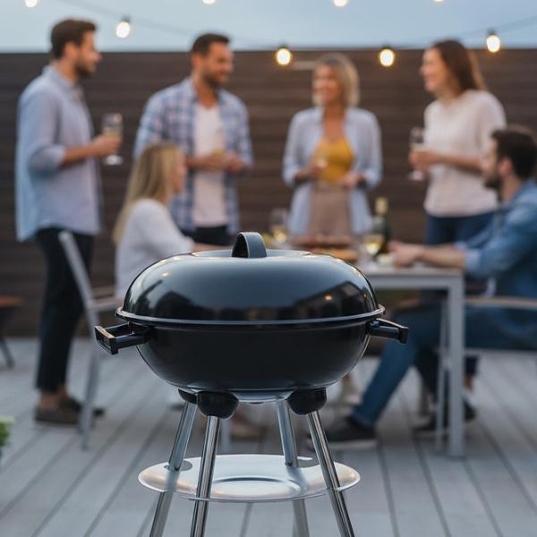 Grătar GardenLine BBQ5238  Brichete, cărbuni / Mobil photo 4