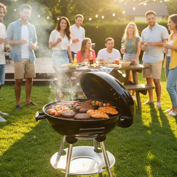 Grătar GardenLine BBQ5238  Brichete, cărbuni / Mobil photo 6