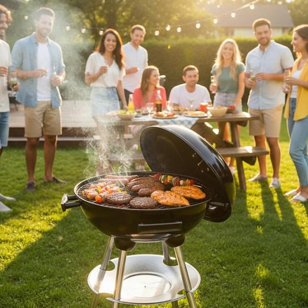 Grătar GardenLine BBQ5238  Brichete, cărbuni / Mobil photo 6
