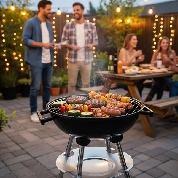 Grătar GardenLine BBQ5238  Brichete, cărbuni / Mobil photo 7