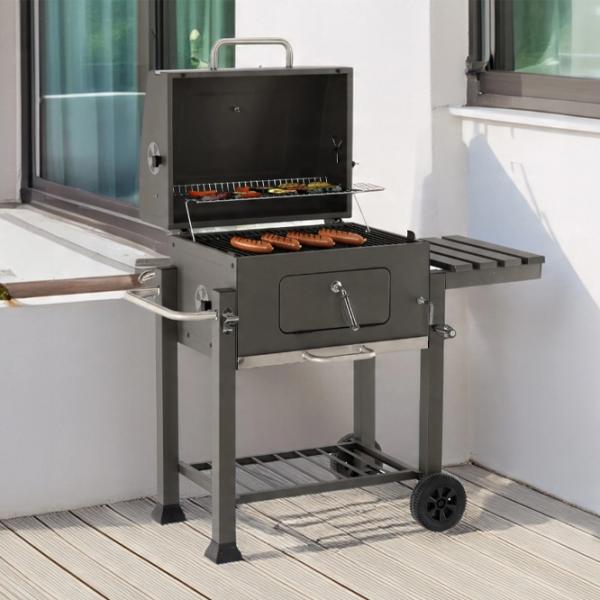 Grătar GardenLine BBQ5320  Lemne, cărbuni / Mobil photo 5