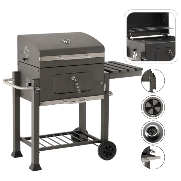 Grătar GardenLine BBQ5320  Lemne, cărbuni / Mobil photo 6