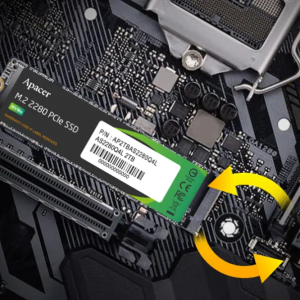 SSD Apacer AS2280Q4L 256 ГБ M.2 NVMe photo 3