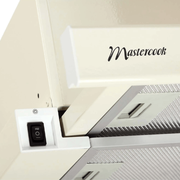 Hotă Mastercook Storm 1200 Telescopică/ Beige/ Gray photo 3