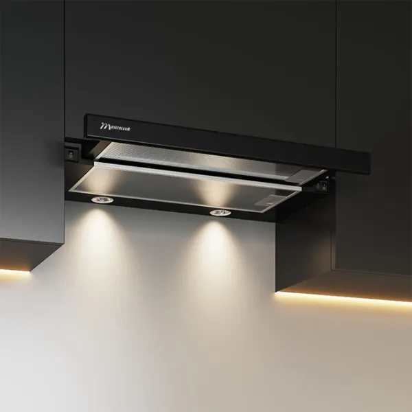Hotă Mastercook STORM 700 Telescopică/ Black/ Gray photo 4