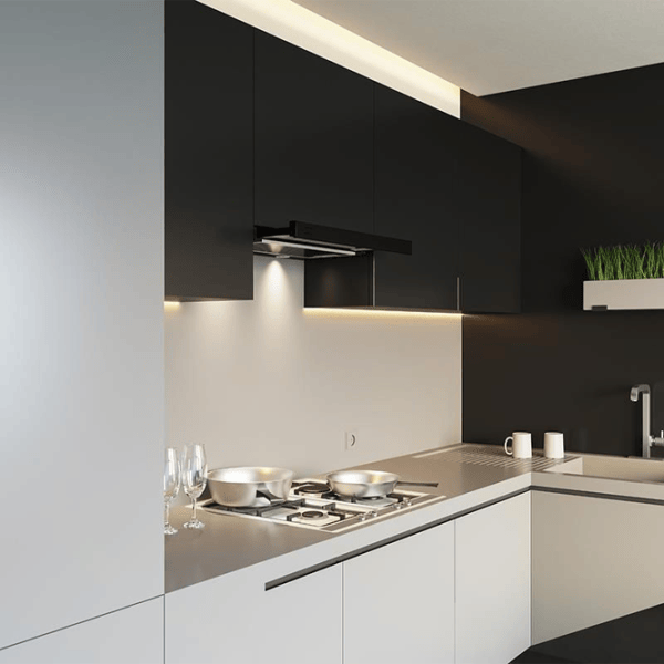 Hotă Mastercook STORM 700 Telescopică/ Black/ Gray photo 6