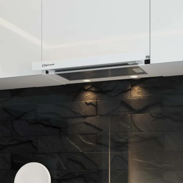 Hotă Mastercook Storm 1200 Telescopică/ White/ Gray photo 5
