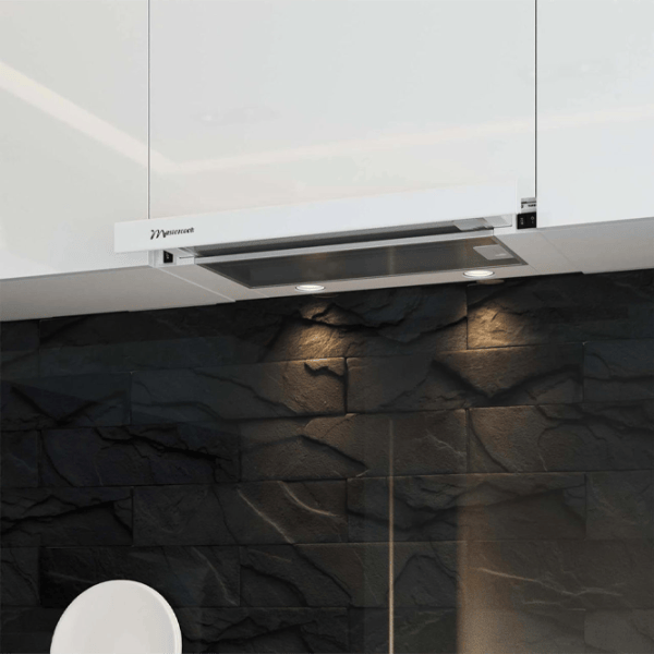 Hotă Mastercook Storm 1200 Telescopică/ White/ Gray photo 5