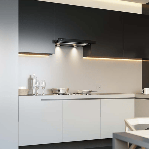 Hotă Mastercook STORM 700 Telescopică/ Black/ Gray photo 5